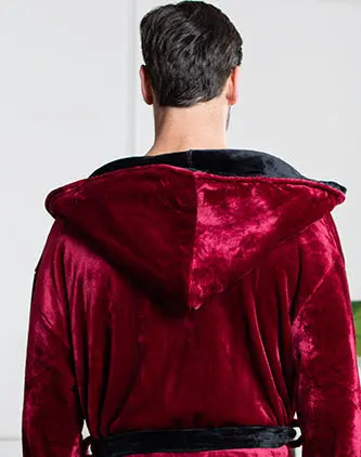 Men’s Robe with Hood – Ultra-Soft Plush Comfort for Everyday Use