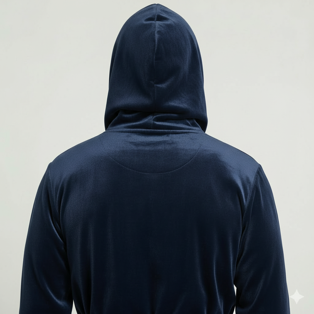 Men’s Robe with Hood – Ultra-Soft Plush Comfort for Everyday Use